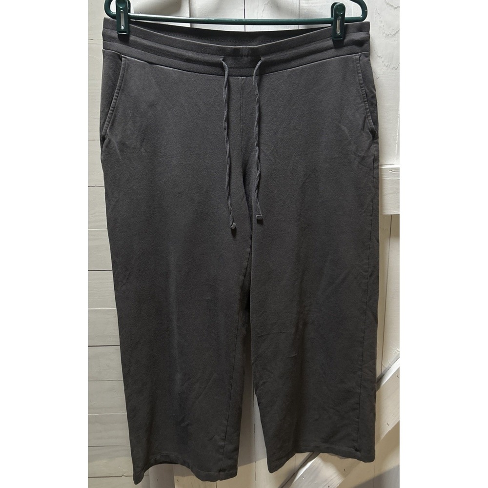 Pure Jill J Jill Women's Size M Gray Pima Cotton Modal Spandex  Cropped Pants